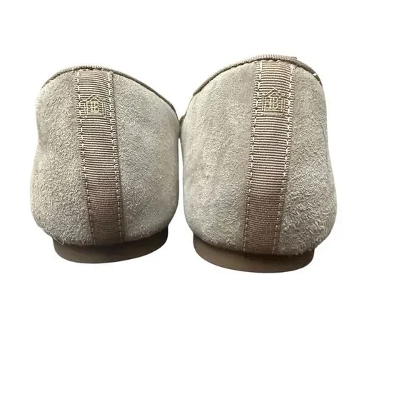 Birdies Starling Latte Suede Womens Loafers Flats Tan Soft Leather Classic Size - Picture 5 of 10